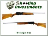 Browning A5 Twenty 20 Ga Belgium 1965 26” IC Appears Unfired Like New - 1 of 4