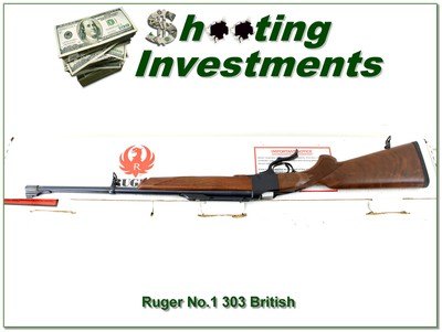 Ruger No. 1 A Light Sporter 303 British 22” LNIB 2010 Appears Unfired - Image 1 of 4