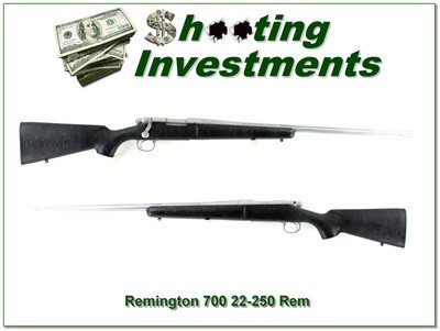 Remington 700 VSSF 22-250 Rem Stainless 26” HB Rifle - Image 1 of 4