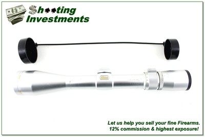 Nikon Pre Monarch 3-9x40mm Silver Japan Rifle Scope w Duplex Reticle and Covers - Image 1 of 4
