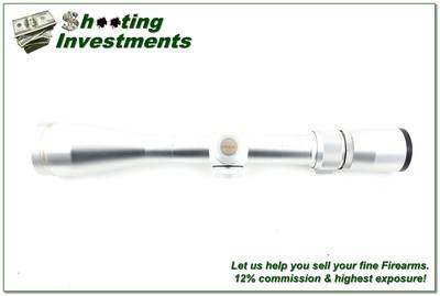 Nikon Pre Monarch 3-9x40mm Silver Japan Rifle Scope w Duplex Reticle and Covers - Image 3 of 4