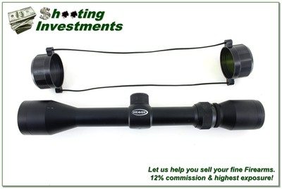 Weaver 3-9x40mm Matte Rifle Scope w Duplex Reticle and Covers - Image 1 of 4
