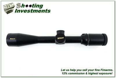 Nikon Monarch 4-16x42mm Matte Rifle Scope w AO and Mil Dot Reticle Excellent - Image 1 of 4
