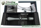 Sig Sauer Whiskey 3 4-12x40mm Graphite Rifle Scope w Illuminated Quadplex Reticle - Image 1 of 5
