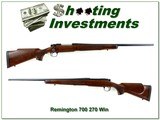 Remington Model 700 C Grade 270 Win Custom Shop 24” Rifle Excellent - 1 of 4