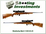 Weatherby Mark XXII 22 LR 24” Japan Rifle w Weatherby 4x Scope - 1 of 4