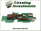 Merkel Model 2020 8x57 JRS O/U 24” Double Rifle w Box and Ammo Excellent - Image 1 of 4