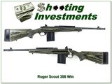 Ruger Gunsite Scout 308 Win Rare LH Laminate 16.5” Rifle 2012 Excellent - Image 1 of 4