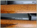 Ruger M77 Early Flat Bolt 243 Win 22” Rifle w Rings Second Year 1969 Rare - 4 of 4