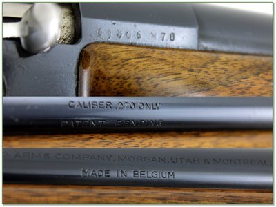 Browning BAR 270 Win Grade II Belgium 22” 1970 Rifle - Image 4 of 4