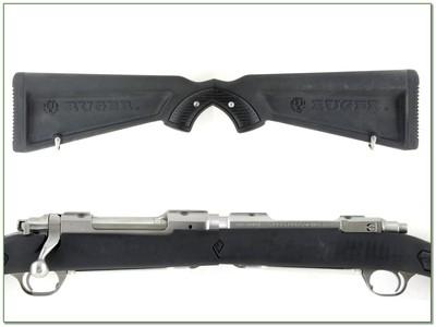 Ruger M77 338 Win Mag Stainless Skeleton Zytel Stock w Box 1996 - Image 2 of 4