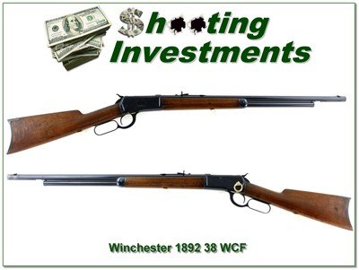 Winchester Model 1892 38 WCF 38-40 Lever Rifle 24” Octagonal 1903 - Image 1 of 4