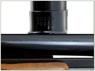 Browning Model 12 20 Ga Grade V High Grade 26” Mod XX Wood LNIB - Image 4 of 4