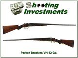 Parker Brothers VH 12 Ga 30in Damascus barrels made in 1908 - Image 1 of 4