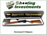 Browning A5 Magnum Twelve 12 Ga Belgium 28” VR F w Box 1962 - Image 1 of 4