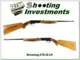 Browning Auto 22 Blond ATD 22 LR Belgium 19” Rifle 1967 Excellent - 1 of 4