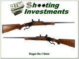 Ruger No. 1 B Standard 6mm Rem 26” Rifle w Rings 1982 - Image 1 of 4