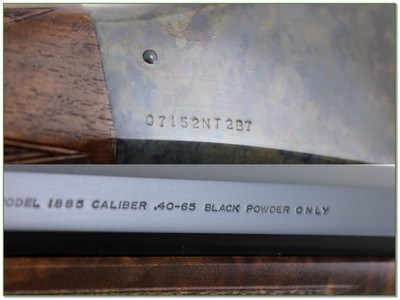 Browning 1885 BCPR 40-65 Black Powder Case Color 30” HB Rifle Excellent - Image 4 of 4