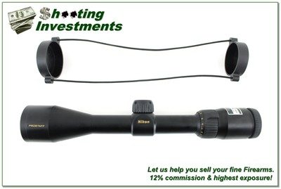Nikon Prostaff 3-9x40 Matte Rifle Scope BDC Reticle Excellent - Image 1 of 4