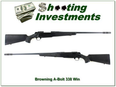 Browning A Bolt II Stalker 338 Win Mag 26” Rifle w BOSS - Image 1 of 4