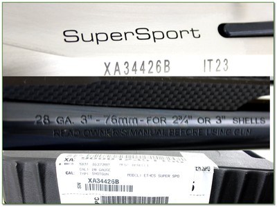 Benelli Ethos Super Sport 28 Ga Shotgun 28” w Chokes LNIC Excellent - Image 4 of 4