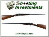 AYA The Countryman Sidelock 12 Ga SXS Case Color 28” M / F Excellent - Image 1 of 4