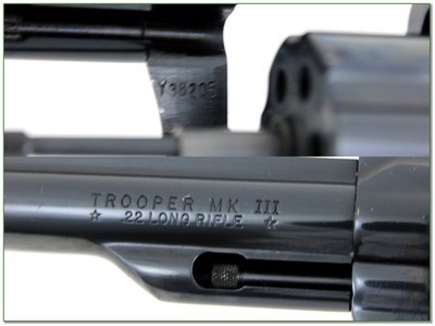 Colt Trooper II 22 LR 6in blued collector! - Image 4 of 4