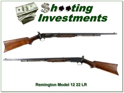 Remington Model 12 Pump Rimfire 24in octagonal barrel - Image 1 of 4