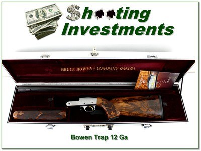 Bowen Model Trap Vernal 2009 12 Ga 34” Shotgun Excellent with Case - Image 1 of 4