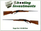 Ruger No. 1 22-250 Rem Pre Warning Red Pad 26” Rifle 1971