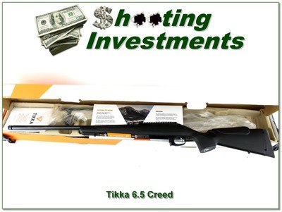 Tikka T3x 6.5 Creedmoor 24” Threaded Rifle NIB Unfired - Image 1 of 4