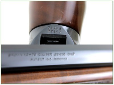 Browning Model 78 B78 22-250 Rem 26” Octagonal Rifle Excellent w Rings - Image 4 of 4