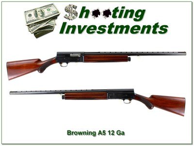 Browning A5 Light Twelve 12 Ga Belgium 28” VR F 1960 Excellent - Image 1 of 4