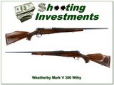 Weatherby Mark V Lazermark 300 Wby Mag 5 Panel 24” Like New - 1 of 4