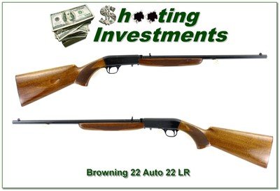 Browning ATD 22 LR Auto Belgium 19” Rifle 1968 - Image 1 of 4