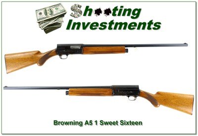 Browning A5 Sweet Sixteen 16 Ga Belgium 28” Mod 1965 Shotgun - Image 1 of 4