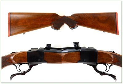 Ruger No. 1 B 243 Win 26” Rifle Red Pad w Rings 1981 Excellent - Image 2 of 4