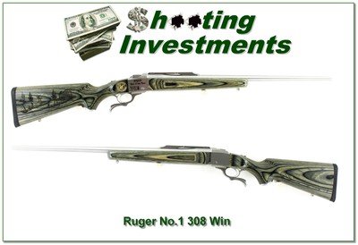 Ruger No. 1 308 Win MWTF 1 of 1 Stainless Laminate Mississippi 26” 2006 Like New - Image 1 of 4