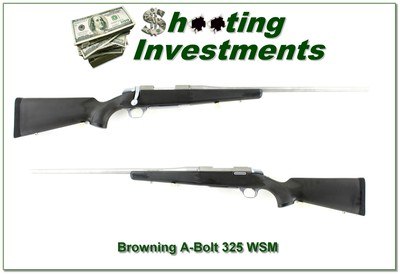 Browning A Bolt II 325 WSM Stainless Stalker 23” Rifle Near New - Image 1 of 4