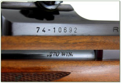 Ruger M77 270 Win Red Pad 22” Rifle w Rings 1979 - Image 4 of 4