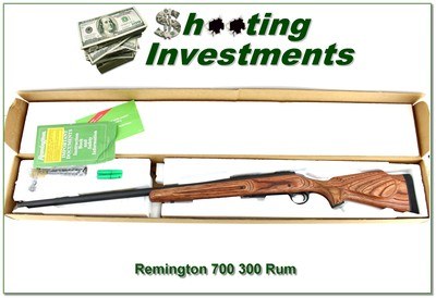 Remington 700 Sendero 300 RUM Laminate 26” HB NIB Appears Unfired Rare - Image 1 of 4