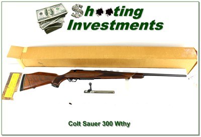 Colt Sauer Sporting Rifle 300 Weatherby Mag 24” Rifle NIB Excellent