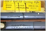 Colt Sauer Sporting Rifle 300 Weatherby Mag 24” Rifle NIB Excellent - Image 4 of 4