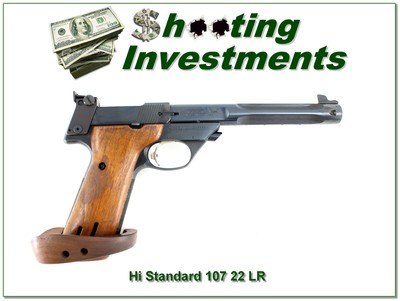 High Standard Model 107 Military Supermatic Trophy 22 LR 7.25” Target Pistol - Image 1 of 4