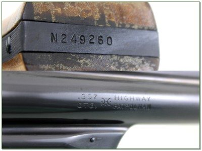 Smith & Wesson Model 28-2 357 Mag Highway Patrolman 6” Blued Revolver - Image 4 of 4