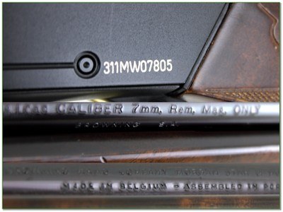 Browning BAR Mark III Belgium 7mm Rem 24” Extra Nice Wood - Image 4 of 4