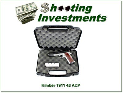 Kimber Custom II 1911 45 ACP Pistol 5” w Case and Extra Magazine Two Tone - Image 1 of 4
