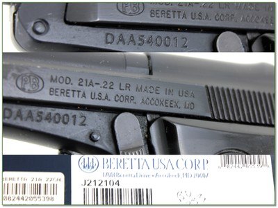 Beretta Bobcat 22LR new in box! - Image 4 of 4