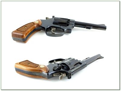 Smith & Wesson Model 34-1 22 LR Revolver 4” Blued 1982 - Image 3 of 4