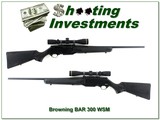 Browning BAR Mark II Stalker 300 WSM 23” Rifle w Leupold 4-12 Scope - Image 1 of 4